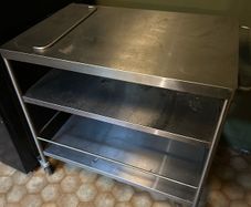 Ikea Flytta stainless steel trolley