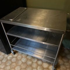 Ikea Flytta stainless steel trolley