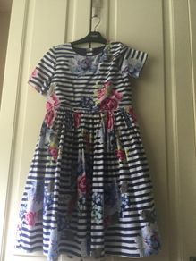 Joules flower print dress