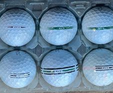 10 used Titleist AVX grade B golf balls