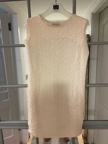 BNWT cream boucle dress size 10