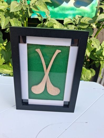Handmade framed hurls