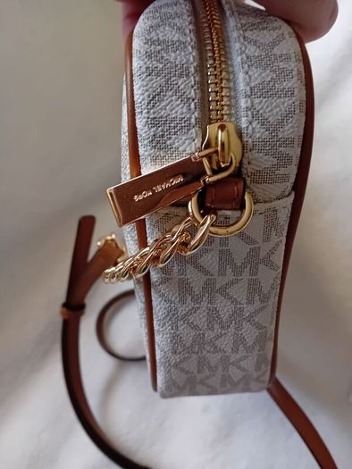 Michael Kors Jet Set Large Logo Crossbody Bag - Vanilla - BNWT RRP 295