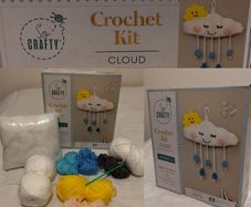 Crochet arts & crafts Kit, Clouds, New in box