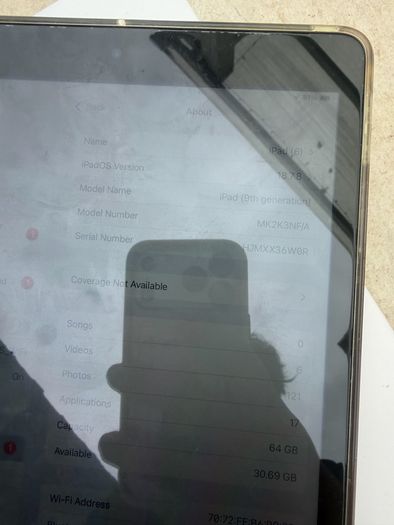Ipad 9th Generation Space Grey 64GB