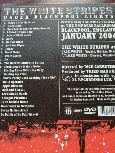 White Stripes - Under Blackpool Lights dvd