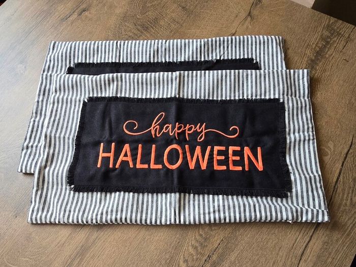 Two Halloween cushion covers - Happy Halloween