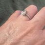 High quality CZ silver ring Image 7