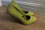 Lime Green Heels