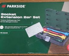 Parkside 1/2 Inch Socket Torsion Extension Bar Set. Mechanic Gift Ideas Winter Sale Now On.