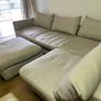 Grey corner sofa set L shaped Image 5