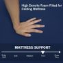 Folding Mattress Double, High Density Foam Fold Out Sofa Chair Z Bed, Foldable Floor Futon Mattress, Floor Lounger Guest Sofa Bed Folding Couch for Sleeping, Travel, 12cm thick Image 6