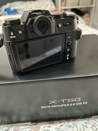 FUJIFILM X-T50 + 15-45 lens kit + accessories