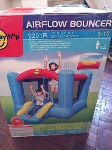 Happy hop bouncy castle