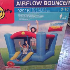 Happy hop bouncy castle
