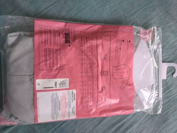 M&S grey school blouse, 8-9 yrs