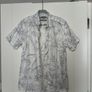 Ted Baker Damien Short Sleeve Shirt in White Floral Print - size 4 (medium) Image 2