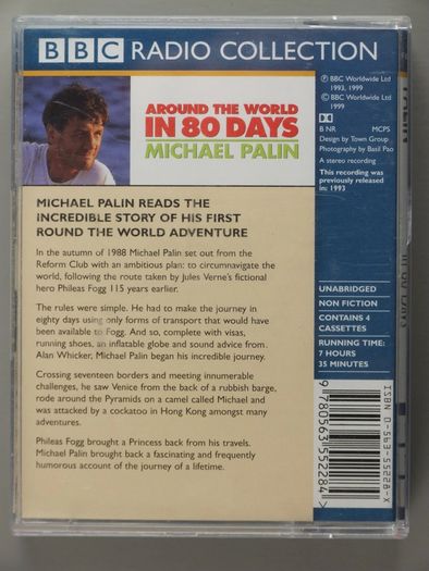 3 Non-Fiction Audiobook Cassette Tapes. Michael Palin, Terry Wogan, Dirk Bogarde