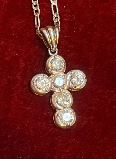 Sterling Silver Chain and Cross Pendant