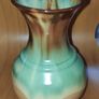 Glazed  Art Pottery Vase/Jug, green & brown shades, Spanish M.G.Arroyo style, H 17,5 cm Image 4