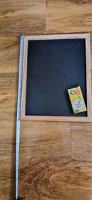 blackboard and chalk