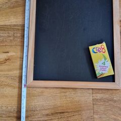blackboard and chalk