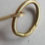 Vintage solid 14k Yellow Gold 585 Crucifix Pendant - 0,5g Image 8