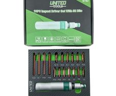 United Tools 18pc Impact Driver Set With S2 Bits