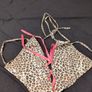 leather feel animal print babydoll Image 2