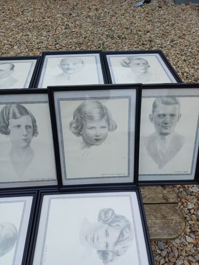 Vintage House of Windsor Portraits
