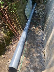 Grey pipe