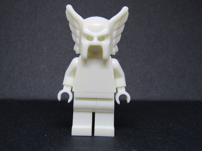 LEGO Hawkeye Unreleased Superheroes Prototype Glow In The Dark Colour Monochrome Minifigure Extremely Rare And Hard To Find