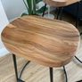 Premium Vintage-Style Elm Wood Barstools (Set of 4) Image 6