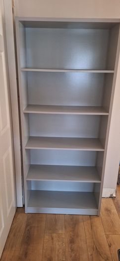 Metro Tall Wide Bookcase - Grey