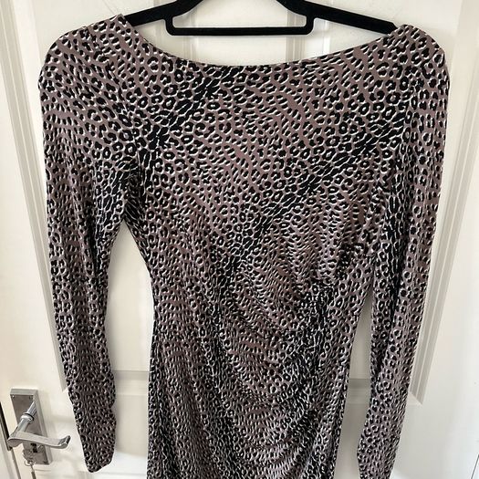 L.K.Bennett Silk Animal Print Dress UK10