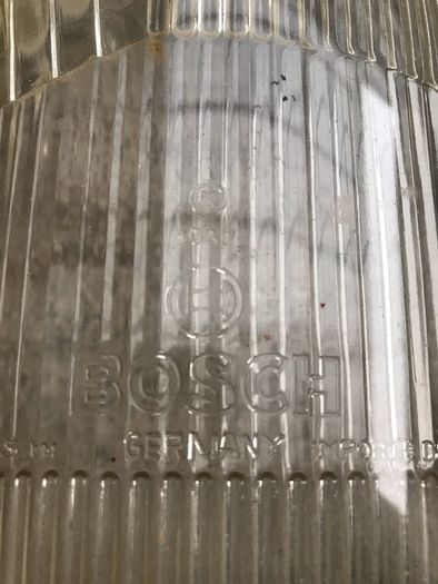 Mercedes Benz W108 W109 W111 W112 headlamp glass original pair RHD