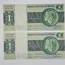 Brasil 1 Cruzeiro x2 Consecutive Notes Uncirculated Image 2