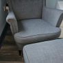 IKEA armchair STRANDMON with stool Image 2