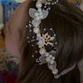 Brand new pearl detail communion headband headpiece crown Image 4