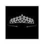 Silver Tiara with Sparkly Gems - nice gift Image 2