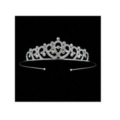 Beautiful Silver Tiara with Sparkly Gems + matching gloves available