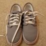 Boys Dressy Grey Adidas Trainers Image 3