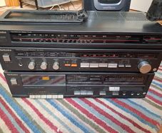 technics amp  sa z50l and tapedeck