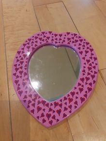 Girls bedroom mirror