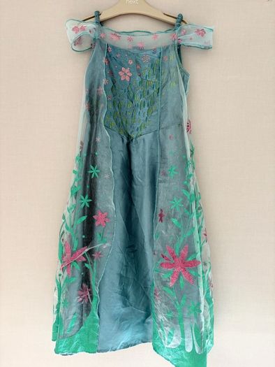 Girls Disney Frozen Elsa fancy dress costume
