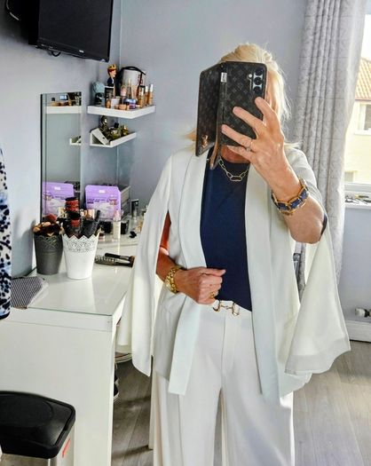 Ladies Cream  Jacket