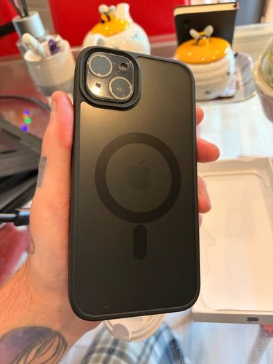 Iphone 15 Plus + Hardcase and lens cover
