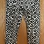 ZARA Printed Trousers 42  Slim Fit Cotton jeans Image 2