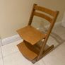 Child's height adjustable wooden chair Image 4