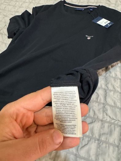 Gant fancy T-shirt black XL